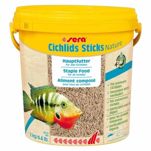 Sera Cichlid Sticks Nature 10l 2kg sügértáp - gazdaságos kiszerelés
(000220)