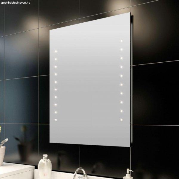 fürdőszobatükör LED-fényekkel 60 x 80 cm (Ho x Ma)