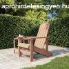 barna HDPE kerti adirondack szk