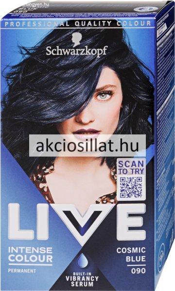 Schwarzkopf Live Color hajfesték 090 Kozmikus kék