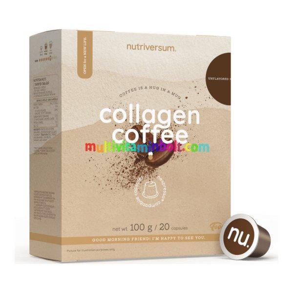 Collagen Coffee - ízesítetlen - 20 kapszula - Nutriversum