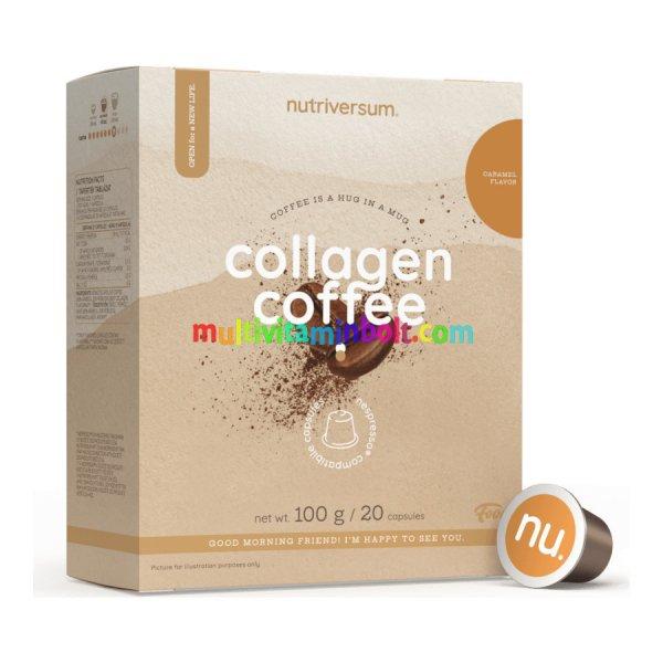 Collagen Coffee - karamell - 20 kapszula - Nutriversum