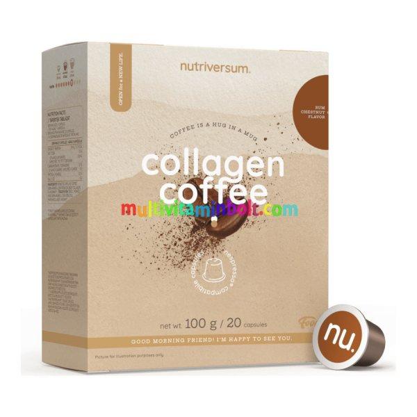 Collagen Coffee - rumos gesztenye - 20 kapszula - Nutriversum