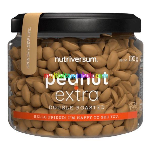 Peanut Extra double roasted földimogyoró - 190 g - Nutriversum