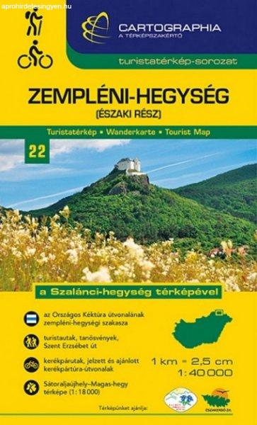 Zemplén-hegység (északi rész) turistatérkép