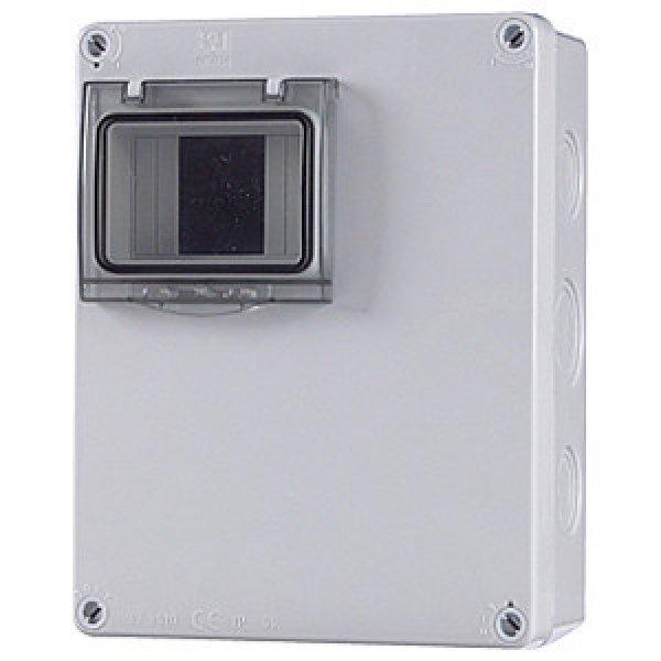 Ipari doboz üres 2-4M, átlátszó ajtóval, IP65, 180x230x80mm