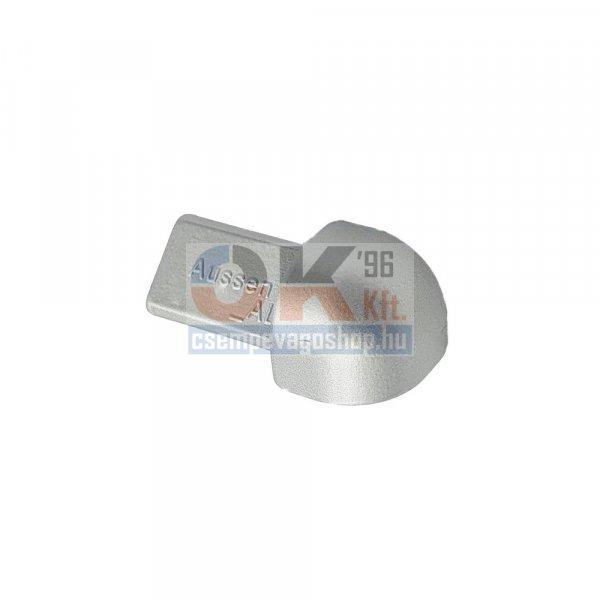 Proras AEZS 1001 íves külső sarok matt ezüst élvédőhöz 10mm (proaezs100)