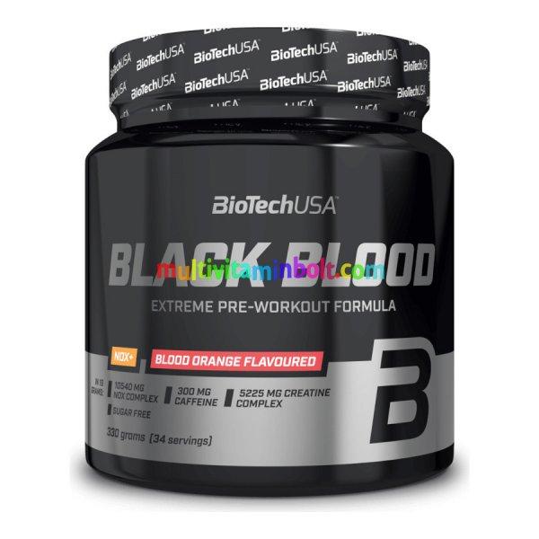 Black Blood NOX+ 330g vérnarancs - BioTech USA