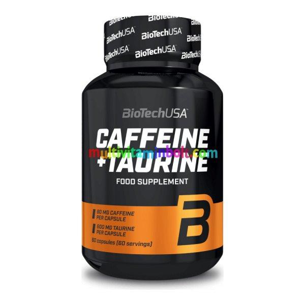 Caffeine and Taurine 60 kapszula - BioTech USA