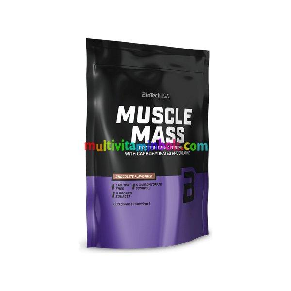 Muscle Mass 1000g csokoládé - BioTech USA