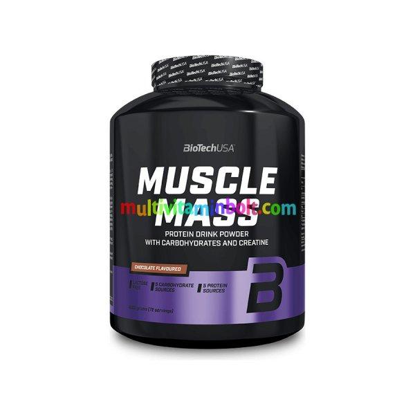 Muscle Mass 4000g csokoládé - BioTech USA