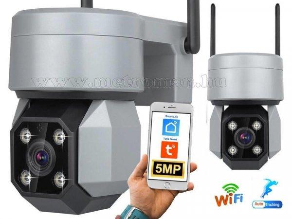 Vezeték nélküli Kültéri SD DVR Wifi IP Android iPhone megfigyelő kamera
MCAM33-5MP-PTZ WIFI TuyaSmart