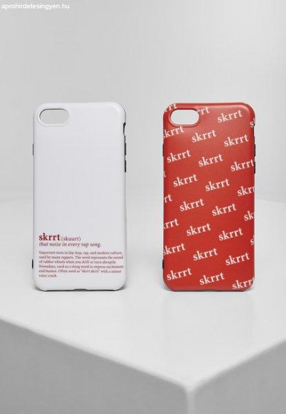 Mr. Tee Skrrt I Phone 6/7/8 Phone Case Set white/red