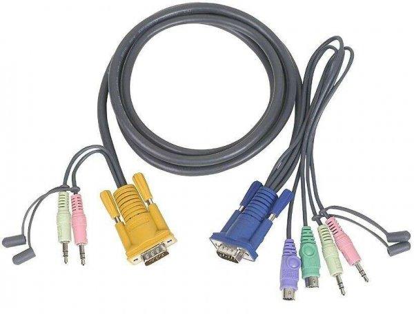 ATEN KVM Console kábel PS/2 5m  (2L-5305P)