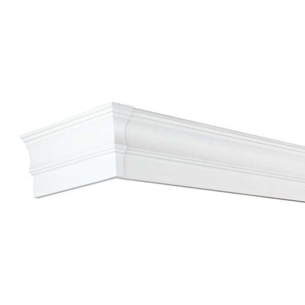 PVC mennyezeti függönysín, 2 csatorna, fehér, minden tartozékkal együtt -
160 cm