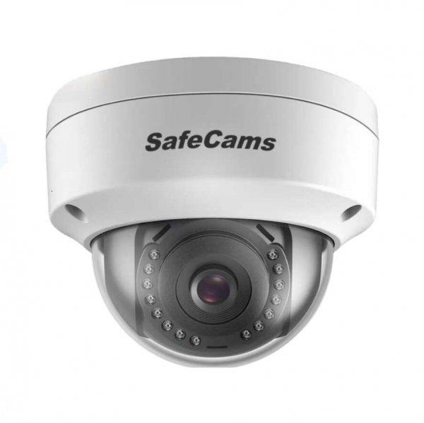 SafeCams 3MP WIFI megfigyelő kamera, FULL HD kültéri/benti, telefonkapcsolat,
telefonriasztás, éjszakai látás, vízálló, mozgásérzékelő, fém ház,
fehér színű