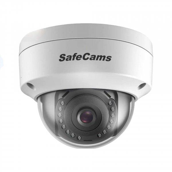 SafeCams 3MP WIFI megfigyelő kamera, FULL HD kültéri/benti, telefonkapcsolat,
telefonriasztás, éjszakai látás, vízálló, mozgásérzékelő, fém ház,
fehér színű
