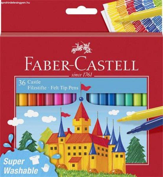 Filctoll készlet, FABER-CASTELL, 36 különböző szín "Castle"