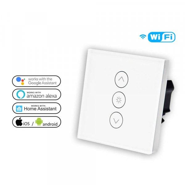 Simplife okos WiFi fényerőszabályzós (dimmer) villanykapcsoló -
PST-WS-EU-D-W