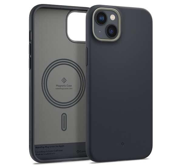 Caseology Nano Pop Apple iPhone 14 Plus fekete MagSafe tok