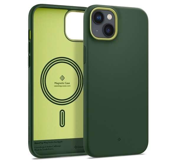 Caseology Nano Pop Apple iPhone 14 Plus zöld MagSafe tok