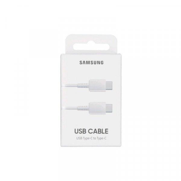 Bliszteres Samsung EP-DA705BWEGWW fehér gyári Type-C - Type-C adatkábel 1.0m