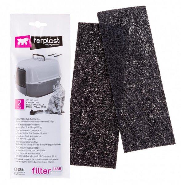 Ferplast L135 aktívszenes filter macska wc-be