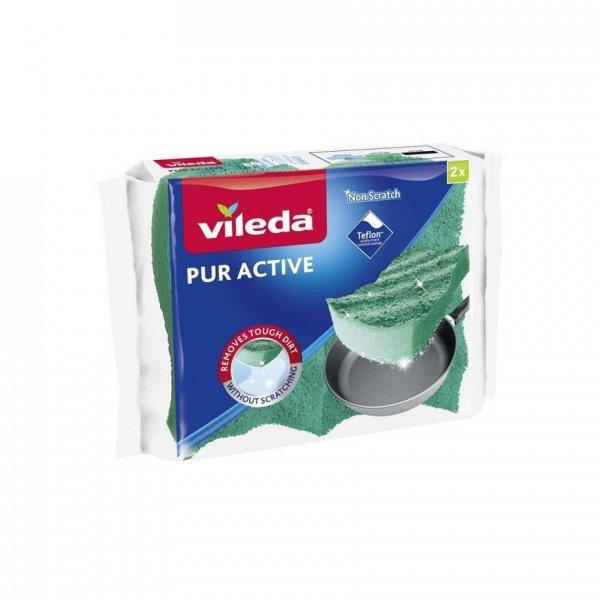 Vileda Pur aktív közepes szemcséjű szivacs, 2 db