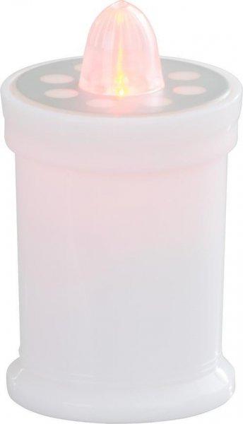 Gyertya MagicHome TG-18, LED, sírhoz, fehér, 11 cm, (a csomag része 2xAA)