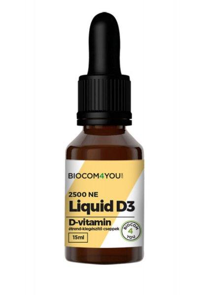 Liquid D3 D-vitamin csepp 2500NE - Biocom