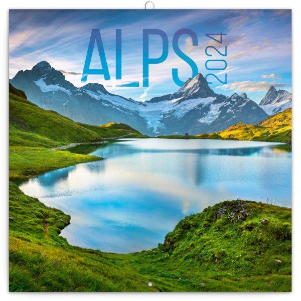 Falinaptár képes lemeznaptár 300x300mm, Alps Realsystem 2024.