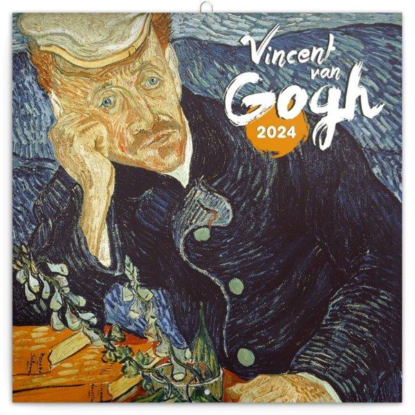 Falinaptár képes lemeznaptár 300x300mm, Vincent van Gogh Realsystem 2024.