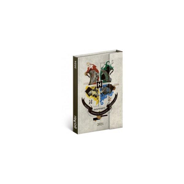 Határidőnapló mágnessel záródó, krémszínű lapokkal diary Harry Potter
110×160 mm, Realsystem 2024.