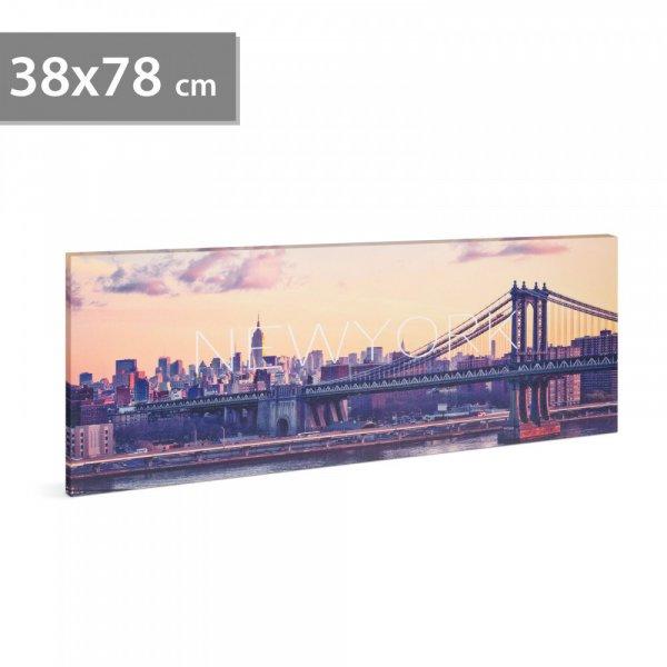 Family LED-es fali hangulatkép - "New York" - 2 x AA, 38 x 78 cm
(58484)