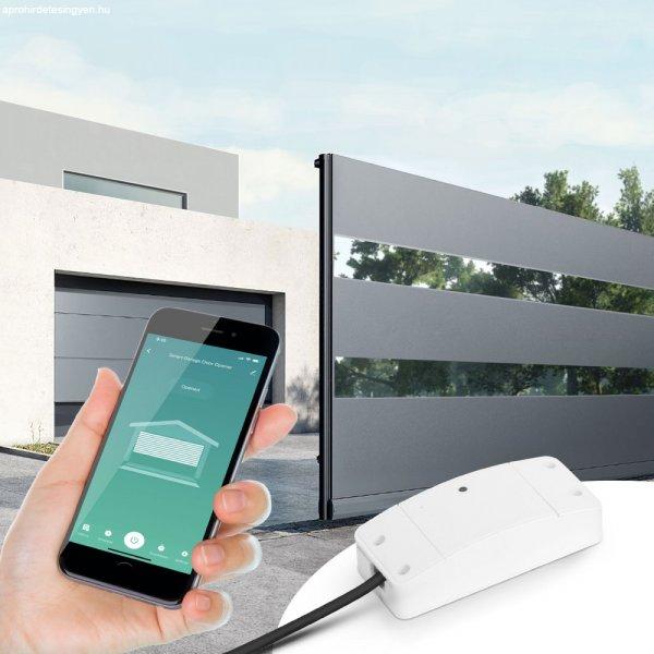 Delight Smart Wi-Fi-s garázsnyitó szett - 230V - nyitásérzékelővel (55379)