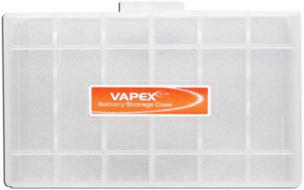 Vapex Műanyag tartó 6 db AA vagy AAA méretű akkumulátorhoz vagy elemhez