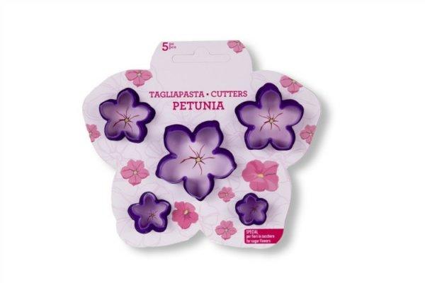 5 részes petúnia virág alakú süti kiszúró készlet
