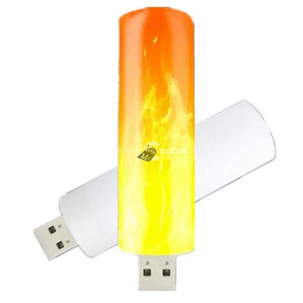 USB LED esti fény, lángcsóva