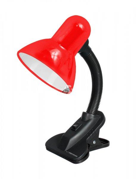 Asztali lámpa csiptetővel Esperanza - Piros