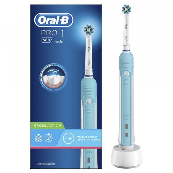 Braun Oral-B PRO 500 D16 Elektromos fogkefe CrossAction fejjel