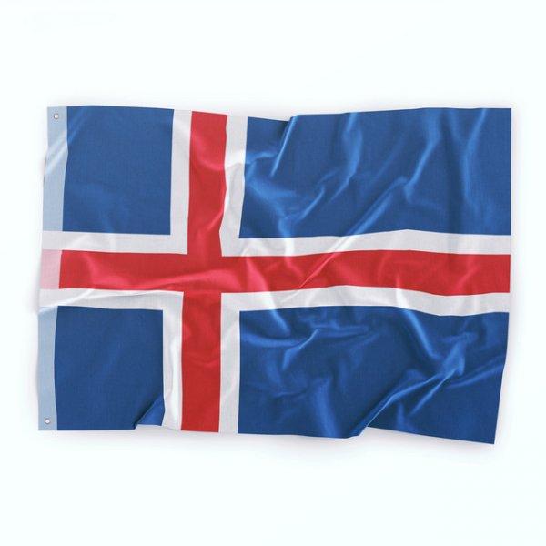WARAGOD zászló - Izland - 150x90 cm