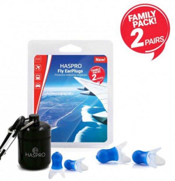 HASPRO FLY füldugók, családi csomagolás