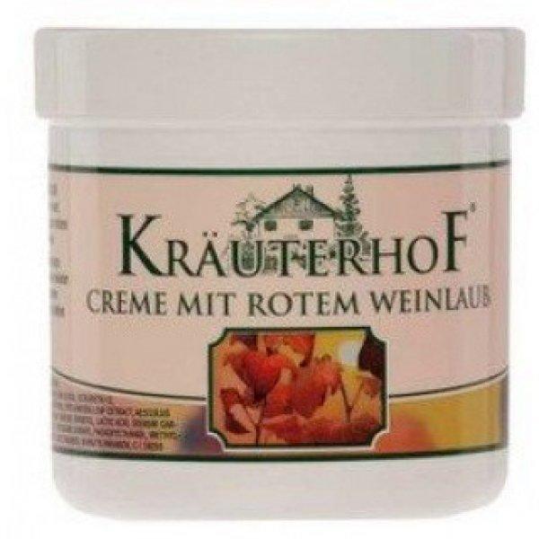 Krauterhof piros szőlőlevél krém 250 ml