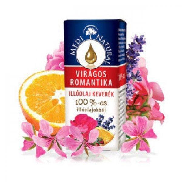 Medinatural virágos romantika 100% illóolaj keverék 10 ml