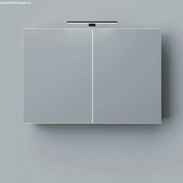 HD Nina 80 cm széles teletükrös fürdőszobai tükrös szekrény, fehér, 2
soft close ajtóval
