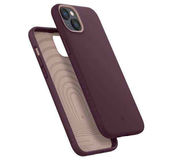 Caseology Nano Pop Apple iPhone 14 Burgundy Bean tok Bordó Szilikon tok