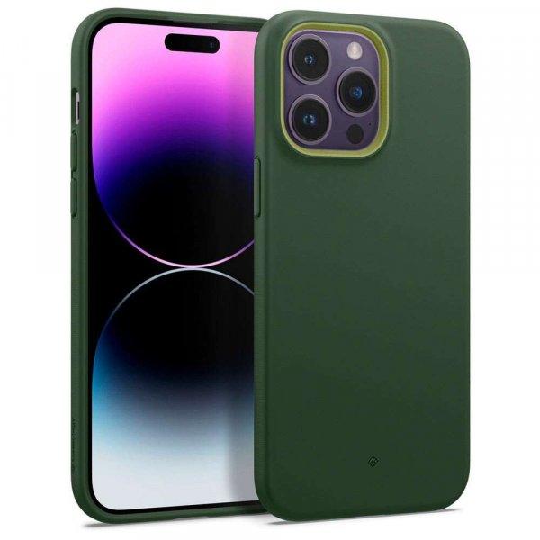 Caseology Nano Pop Apple iPhone 14 Pro Avo Green Zöld Szilikon tok