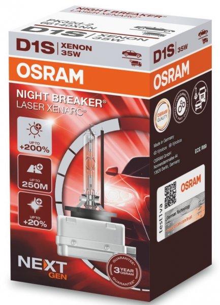 D1S XENON IZZÓ 4500K Osram +200% Night Breaker 