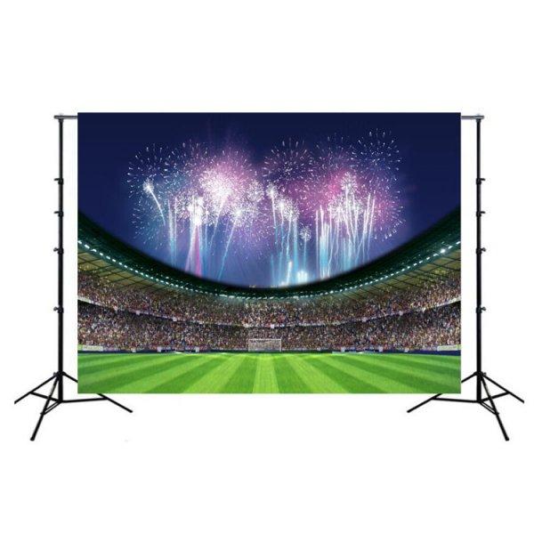 Vinyl háttér fotózáshoz. Futball stadiont ábrázoló stúdió háttér
150cm x 200cm a-2798