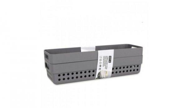 Többcélú kosár Confortime Műanyag (2 Darabos) (24 x 7,5 x 5 cm) MOST 2707
HELYETT 678 Ft-ért!